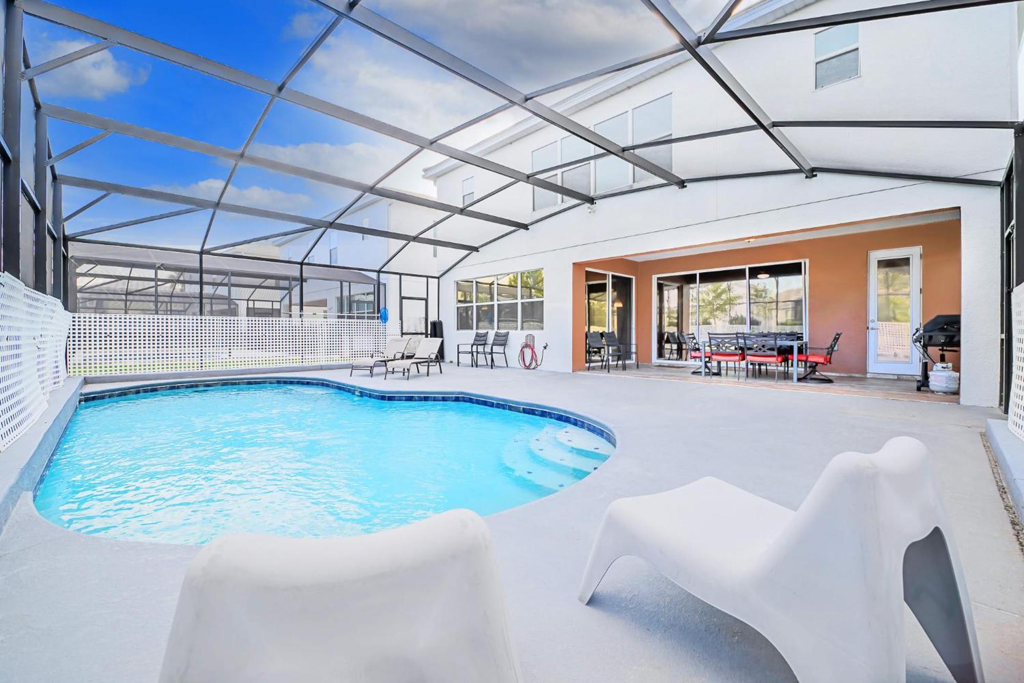 6Br Luxury Home With Private Pool And Bbq Kissimmee Eksteriør bilde