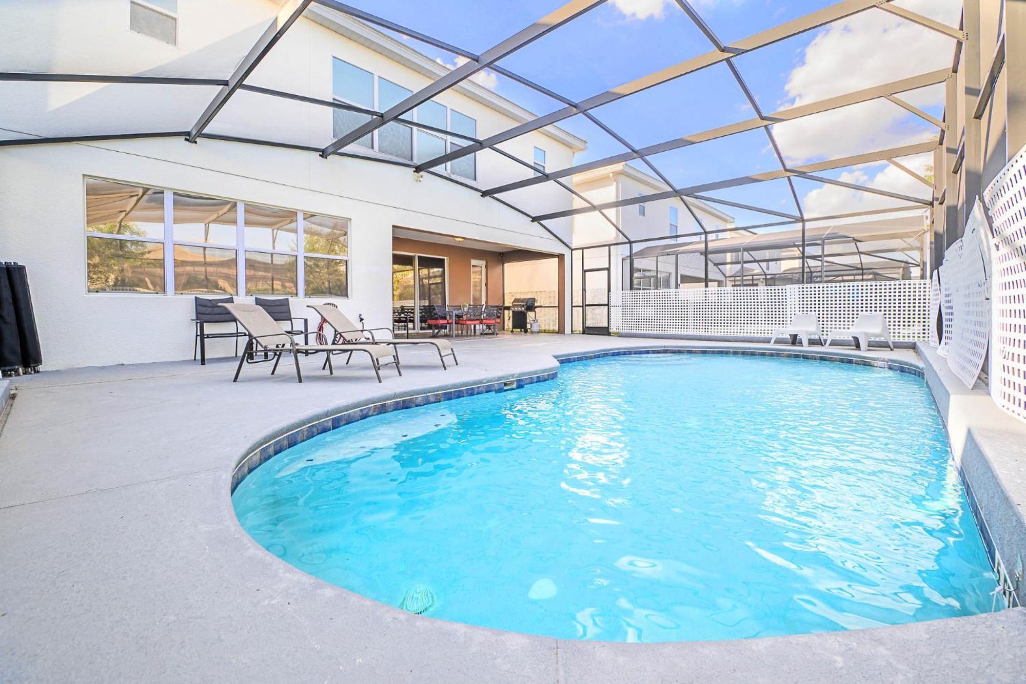 6Br Luxury Home With Private Pool And Bbq Kissimmee Eksteriør bilde